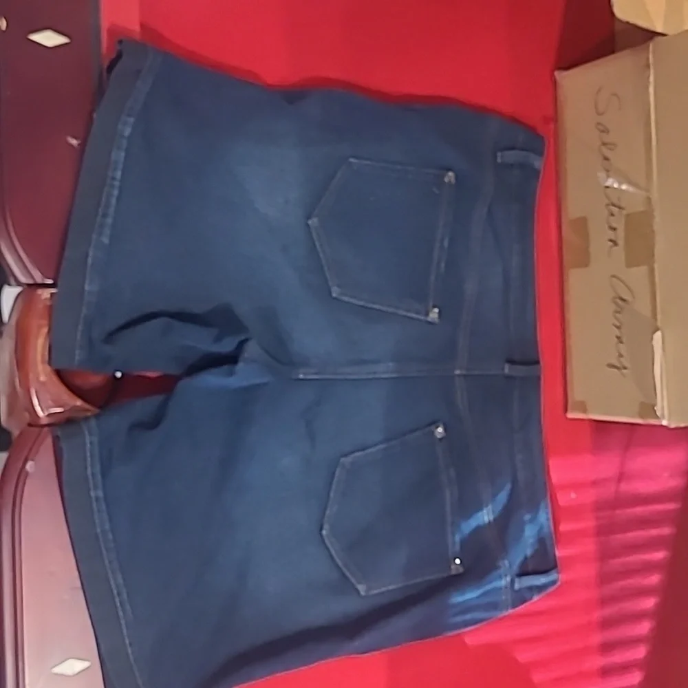 Code Bleu Jean Shorts - Picture 3 of 3